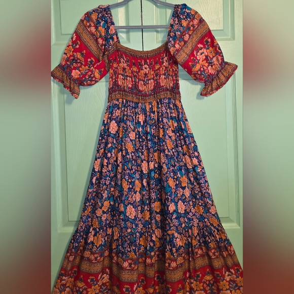 Coastal Cowgirl Maxi Floral Dress (SIZE M/10) EUC - Picture 7 of 9